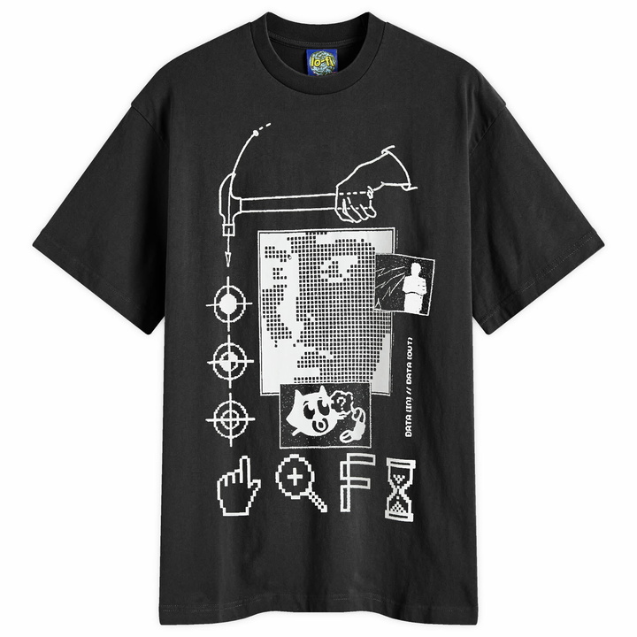 Photo: Lo-Fi Men's Data T-Shirt in Black