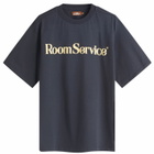 Late Checkout Men's Room Service T-Shirt in Navy