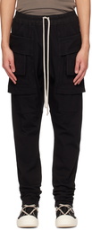 Rick Owens DRKSHDW Black Creatch Cargo Pants