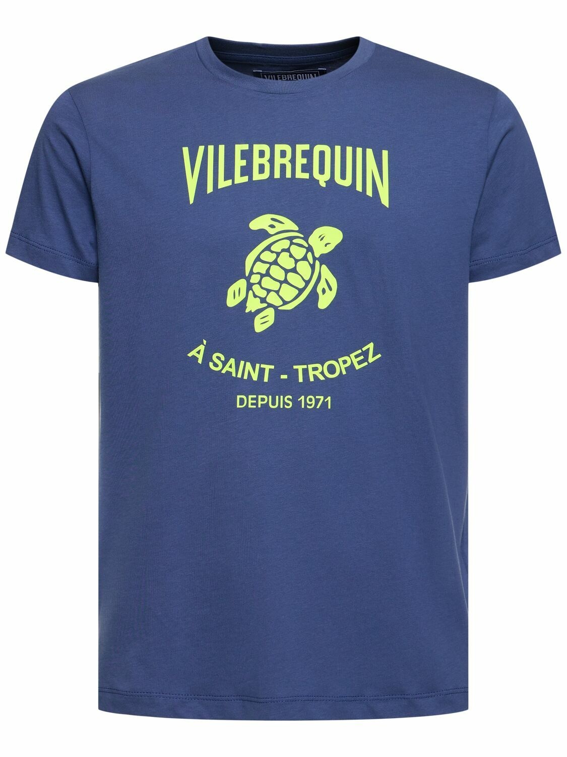 Photo: VILEBREQUIN Logo Print Cotton Jersey T-shirt
