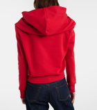 Magda Butrym Scarf-detail cotton-blend hoodie