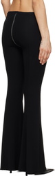 Alexander Wang Black Mid-Rise Zipper Trousers