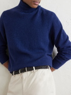 Brunello Cucinelli - Alpaca-Blend Rollneck Sweater - Blue