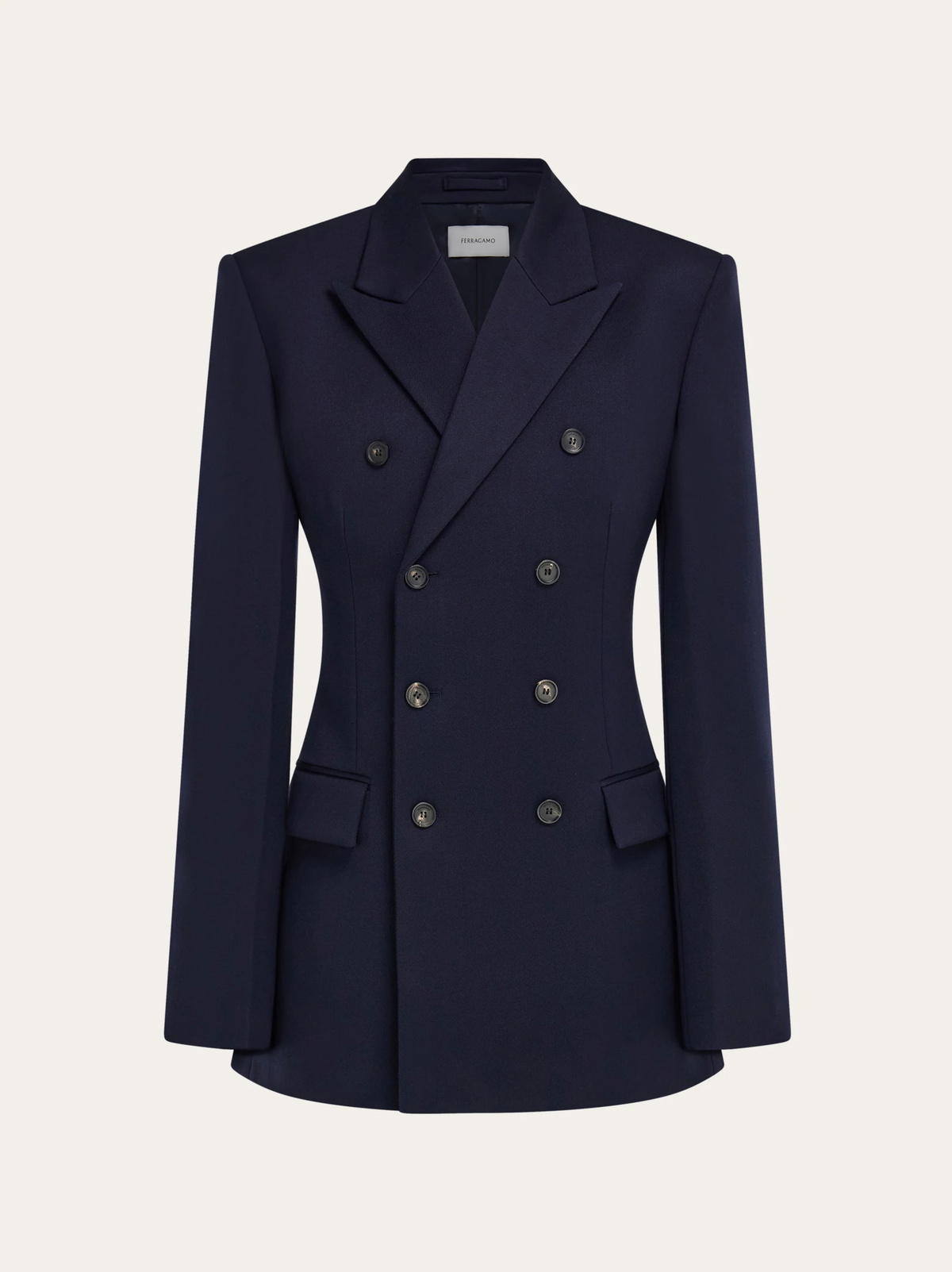 Ferragamo Mens Double breasted blazer in Blue