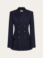 Ferragamo Mens Double breasted blazer in Blue