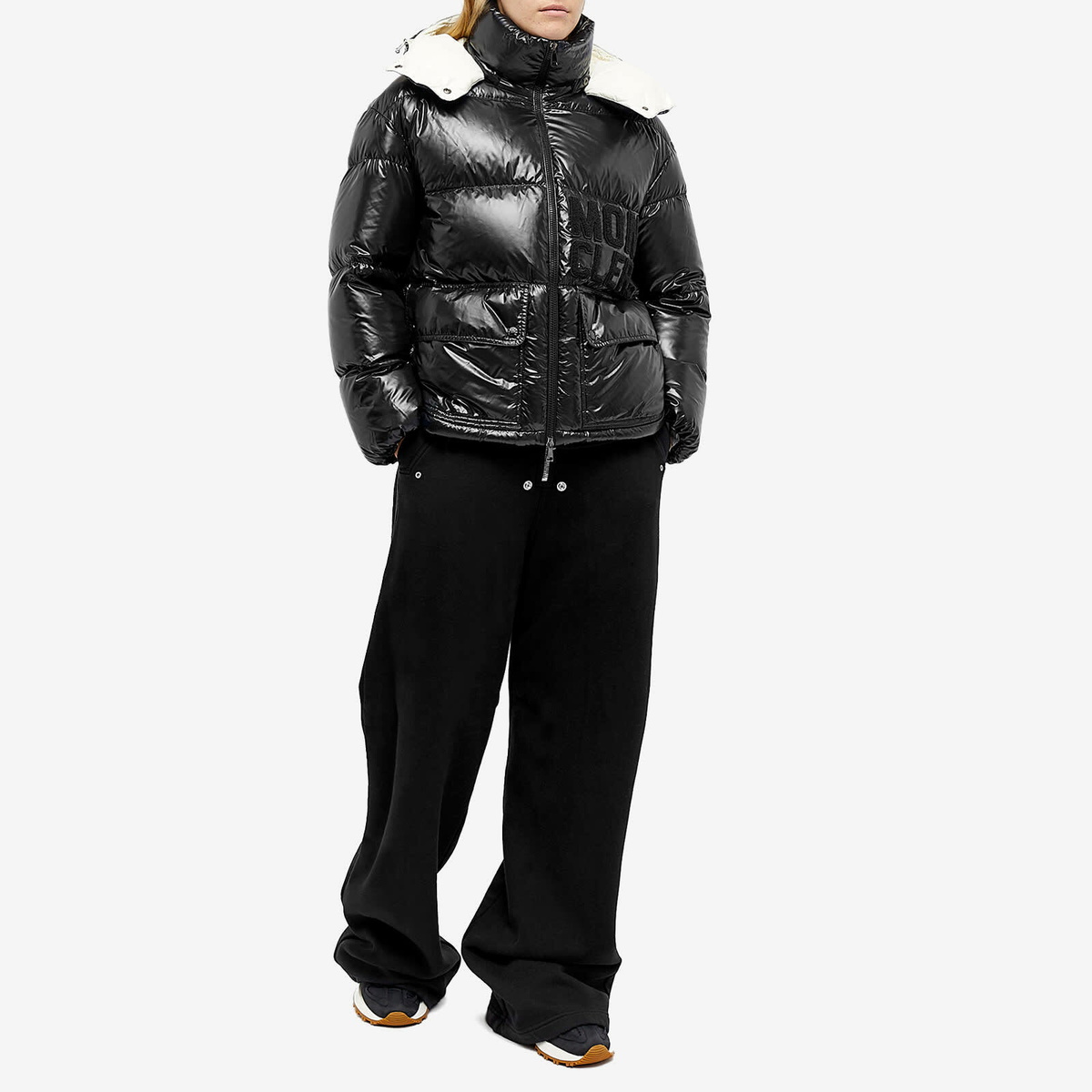 Moncler★Abbaye レディースダウンジャケット ブラック アウトレット】MONCLER モンクレール ダウンジャケット/ABBAYE