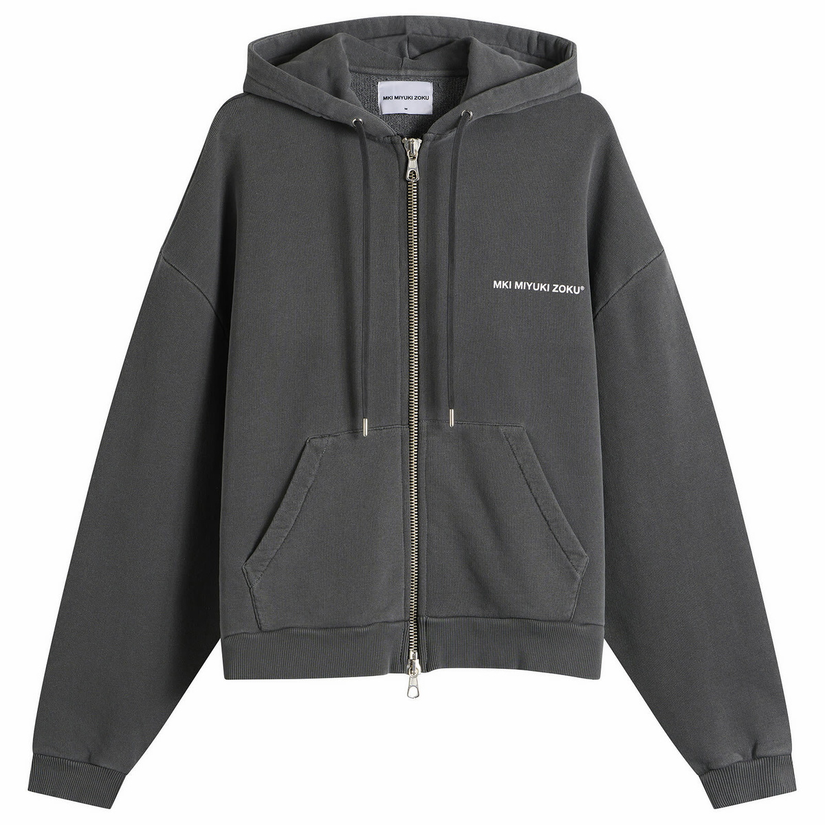 MKI Men's Uniform Zip Hoodie in Pigment Black