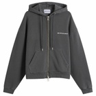 MKI Men's Uniform Zip Hoodie in Pigment Black