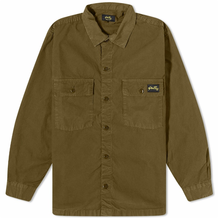 Photo: Stan Ray Men's CPO Overshirt in Olive Ripstop