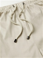 Zimmerli - Straight-Leg Sea Island Cotton Drawstring Shorts - Neutrals