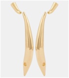 Bottega Veneta Sardine 18kt gold-plated sterling silver earrings