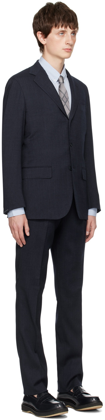Ring Jacket Navy Tropical Wool Suit