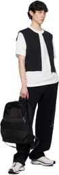 Côte&Ciel Black Sava Sleek Nylon Backpack