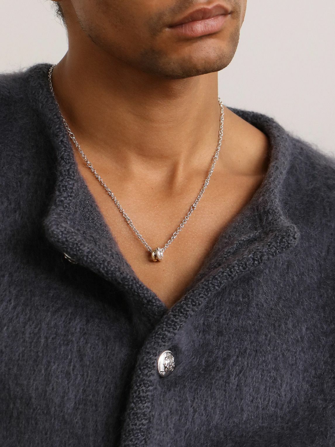 Spinelli Kilcollin - Gravity Sterling Silver and 18-Karat Gold Chain Necklace