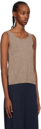 S Max Mara Brown Elica Tank Top