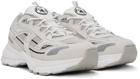 Axel Arigato White & Gray Marathon R-Trail Sneakers