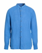 120% Lino Mens Shirt in Navy