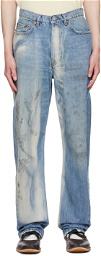 Magliano Blue Unregular Jeans