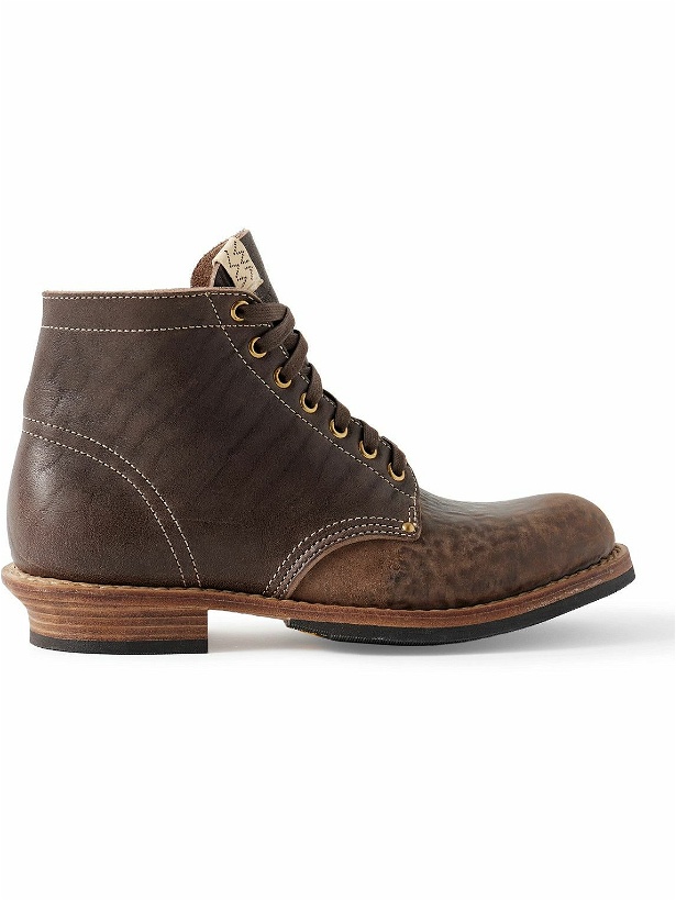 Photo: Visvim - Brigadier Folk Distressed Leather Boots - Brown