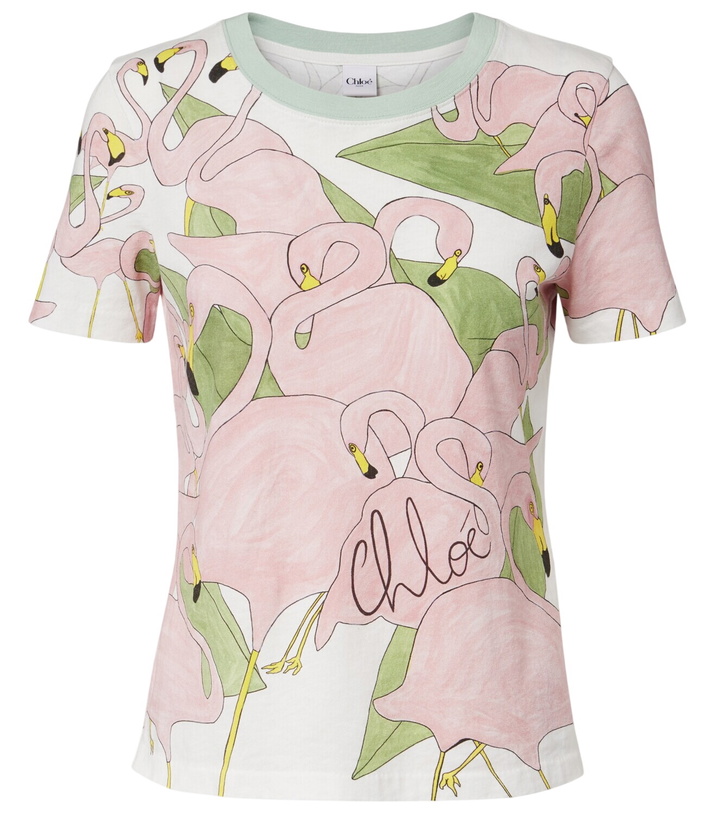 Photo: Chloé Printed cotton jersey T-shirt