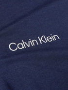 Calvin Klein Underwear - Logo-Print Cotton-Blend Jersey T-Shirt - Blue