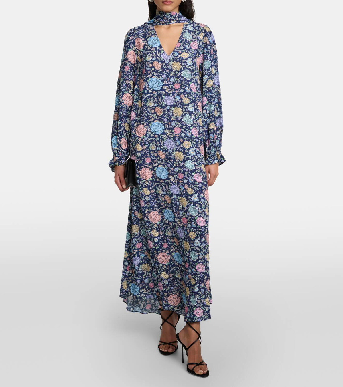 Rixo Ferne floral crepe midi dress Rixo