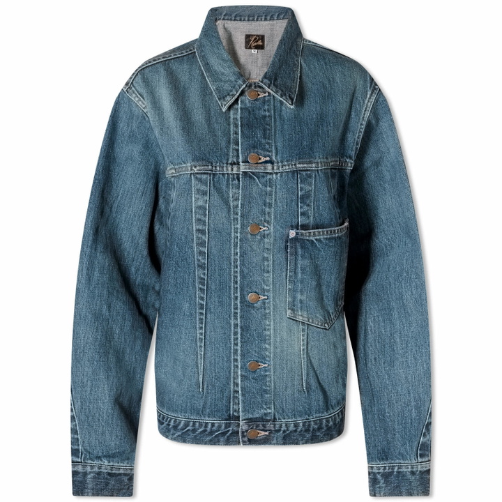 Photo: Needles Women's Darts Denim Jacket in Indigo