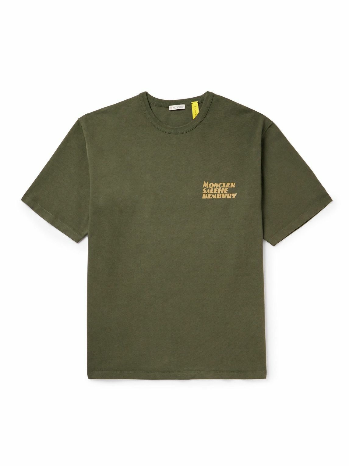 Moncler Genius - Salehe Bembury Logo-Print Cotton-Jersey T-Shirt ...