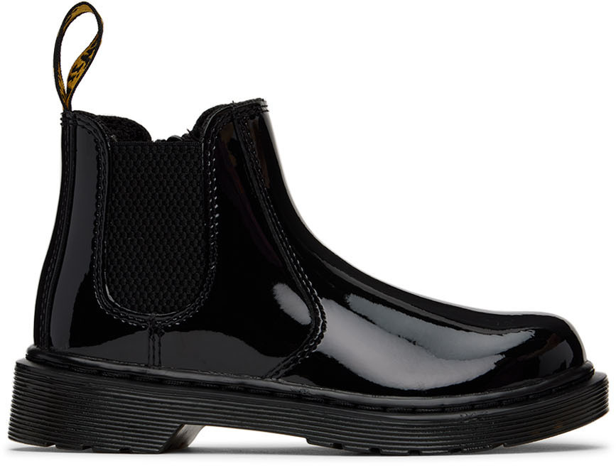 Dr martens black 2976 boots junior best sale