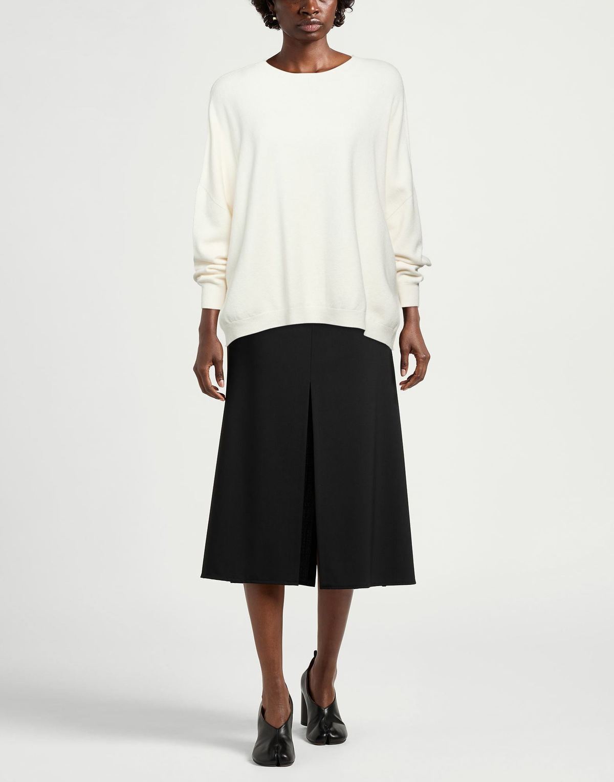 Manila Grace Womens Sweater in Off white