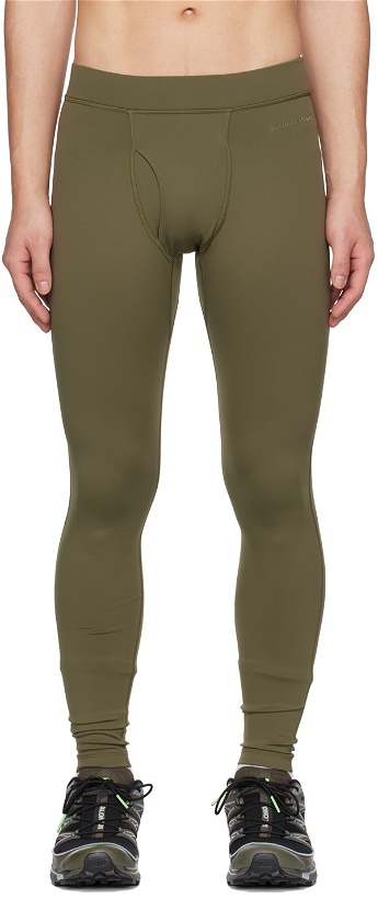 Photo: Outdoor Voices Green Slim-Fit Lounge Pants