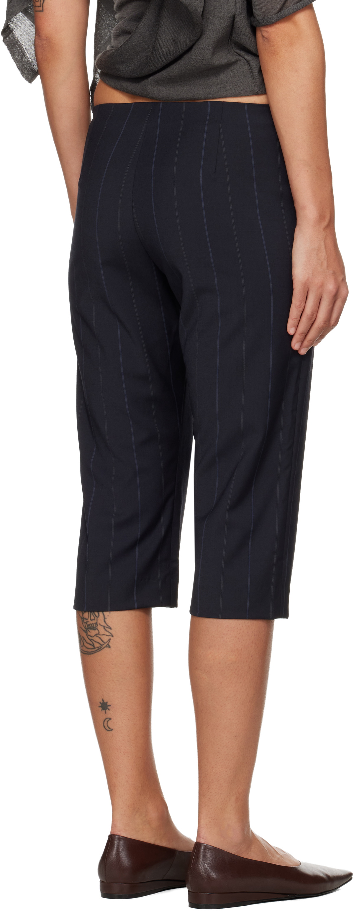 Paloma Wool Navy Tinas Shorts