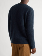 Barena - Textured Merino Wool Sweater - Blue