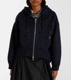 Simone Rocha Turbo embellished wool-blend hoodie