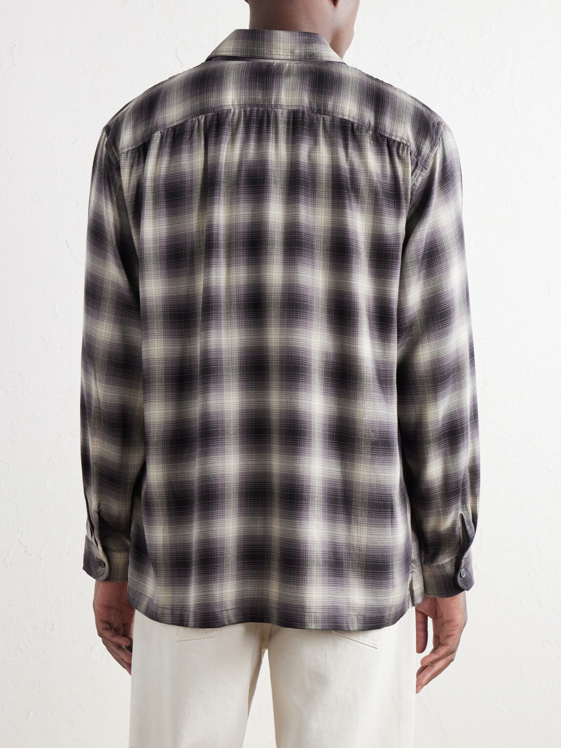 Our Legacy - Every Checked Tencel® Twill Shirt - Black
