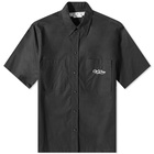 Off-White Men's Wave Off Summer S/S Shirt in Black