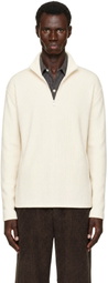 ANOTHER ASPECT Off-White Another 1.0 Zip Sweatshirt