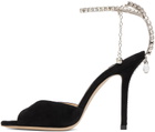 Jimmy Choo Black Saeda 100 Sandals