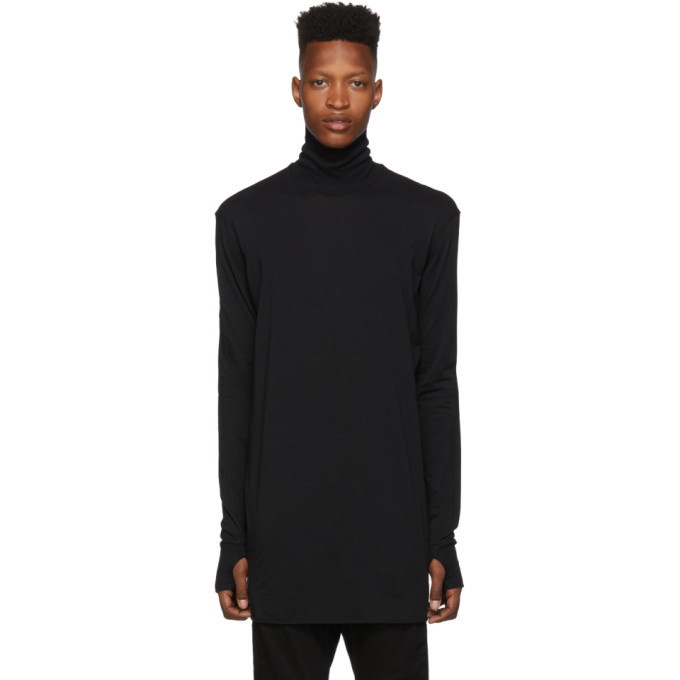 Photo: 11 by Boris Bidjan Saberi Black Lightweight Turtleneck