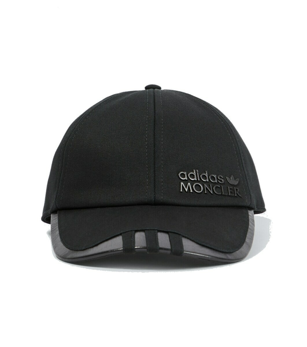帽子 MONCLER X FRGMT BASEBALL CAP Moncler x FRGMT Black Gabardine Baseball Cap by Moncler