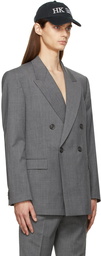 Han Kjobenhavn Grey Wool Boxy Blazer