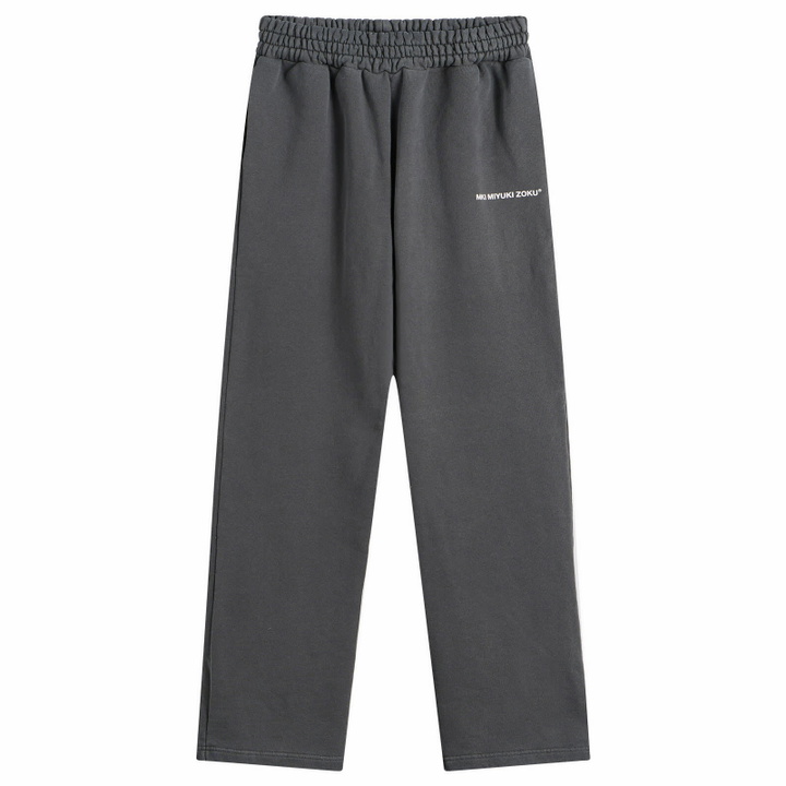 Photo: MKI Men's Uniform Wide Leg Joggers in Pigment Black