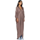 Rick Owens Purple Tower Tommykite Maxi Dress