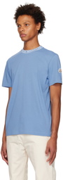 Moncler Blue Garment-Washed T-Shirt