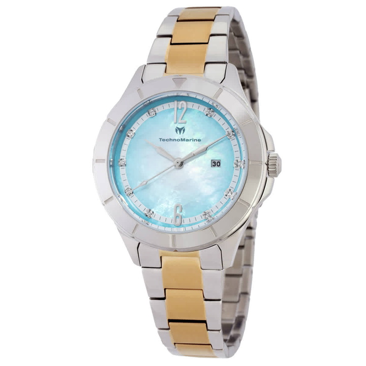 Photo: Technomarine Luna Quartz Crystal Ladies Watch TM-825002