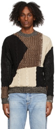 Andersson Bell Black & Brown Daphne Sweater