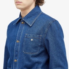 Bram's Fruit Men's Denim Chore Jacket in Indigo