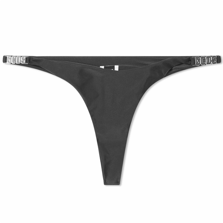Photo: GCDS Women's Logo Bikini Bottom in Nero