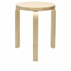 Artek x Marimekko Stool 60 - Kivet in Solid Birch 
