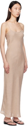 Baserange Beige Dydine Maxi Dress